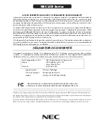 Preview for 129 page of NEC LCD1990SXP - MultiSync - 19" LCD Monitor User Manual