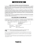 Preview for 130 page of NEC LCD1990SXP - MultiSync - 19" LCD Monitor User Manual