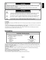 Preview for 2 page of NEC LCD19WMGX - AccuSync - 19" LCD Monitor User Manual