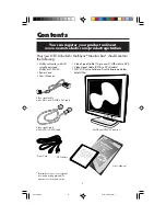 Preview for 4 page of NEC LCD2010X-T - MultiSync - 20.1" LCD Monitor User Manual