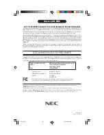 Preview for 52 page of NEC LCD2010X-T - MultiSync - 20.1" LCD Monitor User Manual