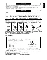 Preview for 2 page of NEC LCD205WNXM-BK - MultiSync - 20.1" LCD Monitor User Manual