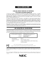 Preview for 91 page of NEC LCD2070VX - MultiSync - 20" LCD Monitor User Manual