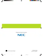 Preview for 164 page of NEC LCD2090UXI - MultiSync - 20.1" LCD Monitor User Manual