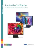 NEC LCD2180WGLEDBKSV - MultiSync - 21.3" LCD Monitor Brochure & Specs preview