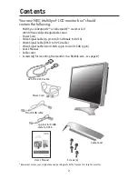 Preview for 4 page of NEC LCD2190UXI - MultiSync - 21.3" LCD Monitor User Manual