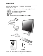 Preview for 4 page of NEC LCD2190UXP-BK - MultiSync - 21.3" LCD... User Manual