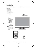 Предварительный просмотр 4 страницы NEC LCD22WV-BK - AccuSync - 22" LCD Monitor User Manual