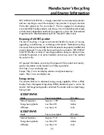 Preview for 25 page of NEC LCD2470WNX - MultiSync - 24" LCD Monitor User Manual