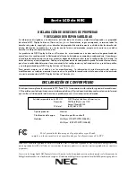 Preview for 83 page of NEC LCD2470WNX - MultiSync - 24" LCD Monitor User Manual