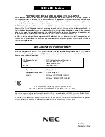 Preview for 84 page of NEC LCD2470WNX - MultiSync - 24" LCD Monitor User Manual