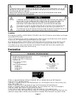 Preview for 3 page of NEC LCD2470WVX - MultiSync - 24" LCD Monitor User Manual
