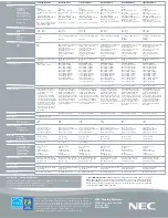 Предварительный просмотр 4 страницы NEC LCD2490WUXIBKSV - MultiSync - 24.1" LCD... Brochure & Specs
