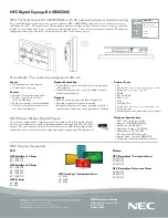 Предварительный просмотр 2 страницы NEC LCD3215 - MultiSync - 32" LCD Flat Panel Display Brochure