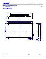 Preview for 3 page of NEC LCD3215 - MultiSync - 32" LCD Flat Panel Display Installation Manual