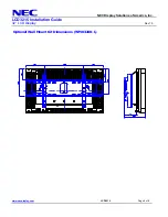 Preview for 8 page of NEC LCD3215 - MultiSync - 32" LCD Flat Panel Display Installation Manual