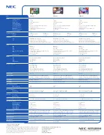 Предварительный просмотр 6 страницы NEC LCD4000-BK Specification