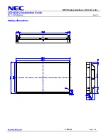 Preview for 3 page of NEC LCD4020-2 Installation Manual