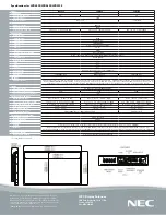 Предварительный просмотр 2 страницы NEC LCD4020-BK-AV - 40IN LCD 1200:1 1366X768 60HZ Dvi-d... Specifications