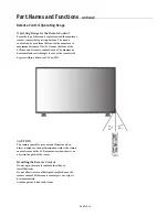 Preview for 20 page of NEC LCD4020-BK-IT User Manual