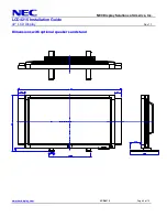 Preview for 6 page of NEC LCD4215 - MultiSync - 42" LCD Flat Panel Display Installation Manual
