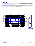 Предварительный просмотр 9 страницы NEC LCD4215 - MultiSync - 42" LCD Flat Panel Display Installation Manual