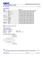 Предварительный просмотр 10 страницы NEC LCD4215 - MultiSync - 42" LCD Flat Panel Display Installation Manual