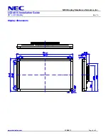Preview for 3 page of NEC LCD4615 - MultiSync - 46" LCD Flat Panel Display Installation Manual