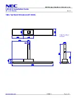 Preview for 6 page of NEC LCD4615 - MultiSync - 46" LCD Flat Panel Display Installation Manual