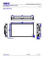 Preview for 3 page of NEC LCD4620-2 Installation Manual