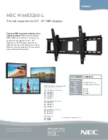 Preview for 1 page of NEC LCD5220-AV - MultiSync - 52" LCD Flat Panel Display Brochure