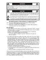 Preview for 3 page of NEC LCD52VM - AccuSync - 15" LCD Monitor User Manual