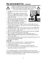 Preview for 13 page of NEC LCD52VM - AccuSync - 15" LCD Monitor User Manual