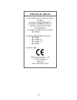 Preview for 44 page of NEC LCD52VM - AccuSync - 15" LCD Monitor User Manual