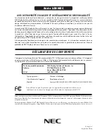 Preview for 45 page of NEC LCD52VM - AccuSync - 15" LCD Monitor User Manual