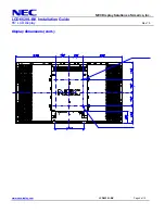 Preview for 4 page of NEC LCD6520L-BK-AV - MultiSync - 65" LCD Flat Panel Display Installation Manual