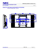 Preview for 8 page of NEC LCD6520L-BK-AV - MultiSync - 65" LCD Flat Panel Display Installation Manual