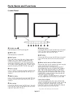 Предварительный просмотр 14 страницы NEC LCD6520L-BK-AV - MultiSync - 65" LCD Flat Panel Display User Manual