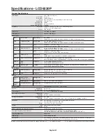 Предварительный просмотр 44 страницы NEC LCD6520L-BK-AV - MultiSync - 65" LCD Flat Panel Display User Manual