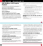 Preview for 6 page of NEC LCDMT1000 User Manual