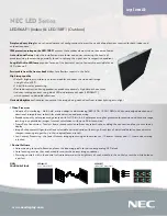 Preview for 1 page of NEC LED-06AF1 Specifications