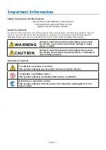 Preview for 3 page of NEC LED-E012i Installation And Maintenance Manual