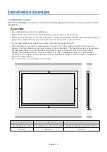 Предварительный просмотр 10 страницы NEC LED-E012i Installation And Maintenance Manual