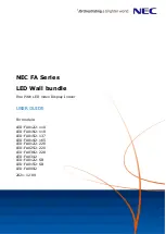 Preview for 1 page of NEC LED-FA025i2-220 User Manual