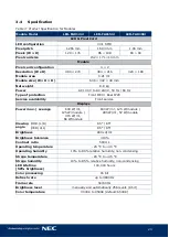 Preview for 20 page of NEC LED-FA025i2-220 User Manual