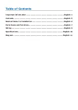 Preview for 2 page of NEC LED-FC012i User Manual