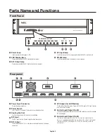 Preview for 7 page of NEC LED-VD1 User Manual
