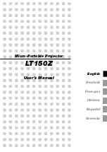 Preview for 1 page of NEC LT150Z - MultiSync XGA DLP Projector User Manual