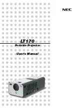 NEC LT170 - XGA DLP Projector User Manual preview