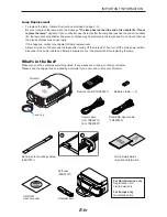 Preview for 5 page of NEC LT180 - LT 180 XGA DLP Projector User Manual